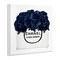 Stupell Industries Trendy Chic Navy Blue Roses Wall Plaque Art